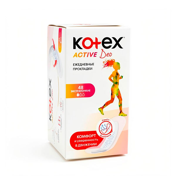 Прокладки ежедневные 48 шт. KOTEX ACTIVE *16