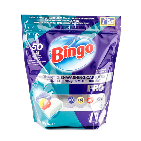 Капсулы для ПММ 50шт. BINGO PRO *5