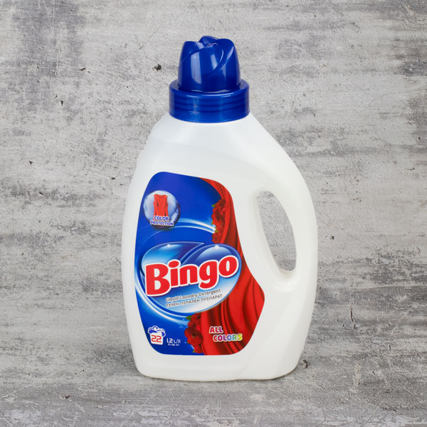 Средство для стирки 1,2 л. BINGO ALL COLORS*12