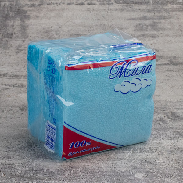 Салфетка цветная "Мила" (1/80)