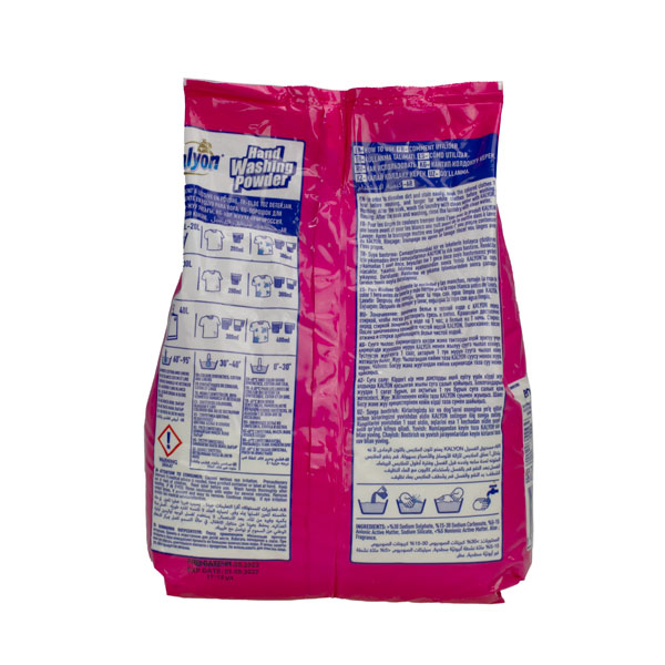 Стиральный порошок ручной для цветного и белого, 2 кг. KALYON розовый