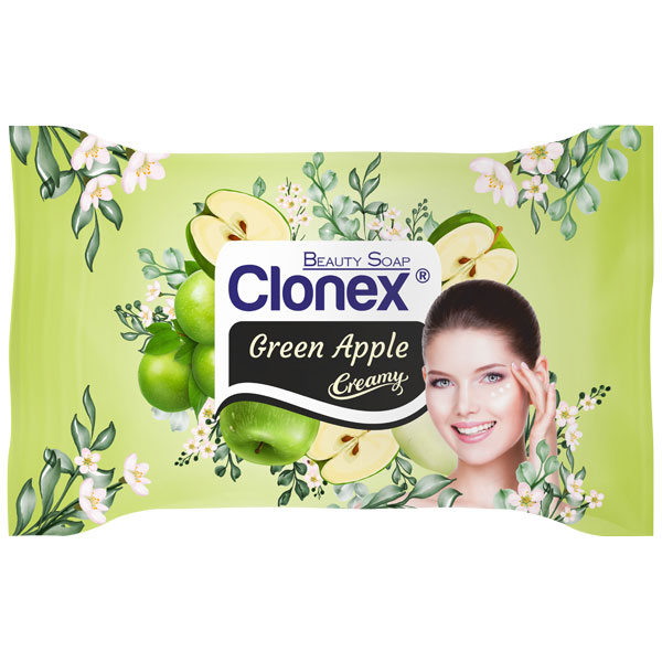 Мыло Clonex 70 гр. Green Apple (яблоко) флоупак
