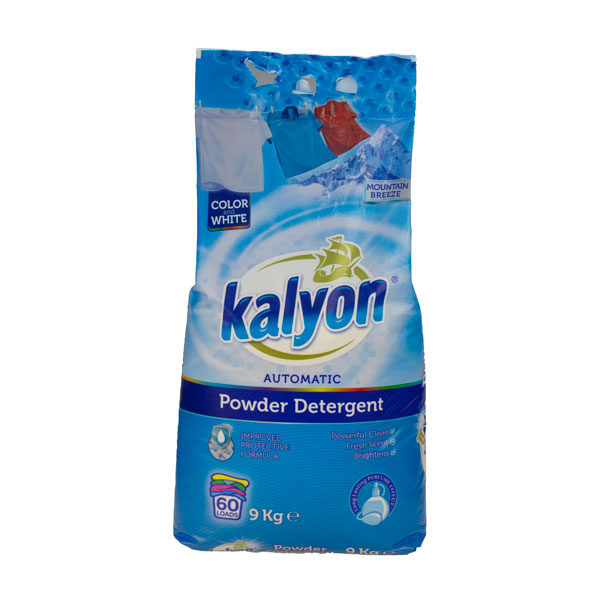Стиральный порошок автомат для цветного и белого, 9 кг. KALYON синий