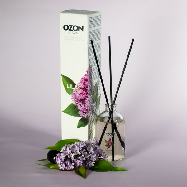 Тростниковый диффузор OZON 110 мл. Сирень