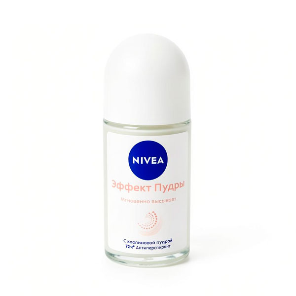 Антиперспирант жен рол. 50мл. NIVEA ЭФФЕКТ ПУДРЫ *6