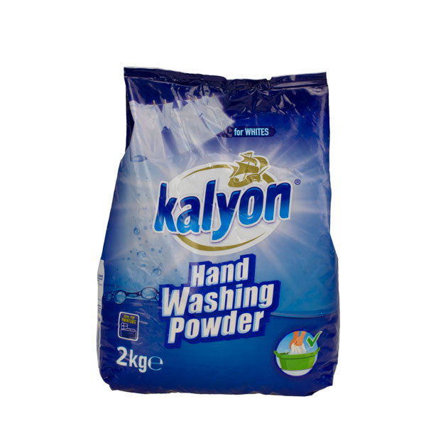 Стиральный порошок ручной для цветного и белого, 2 кг. KALYON синий