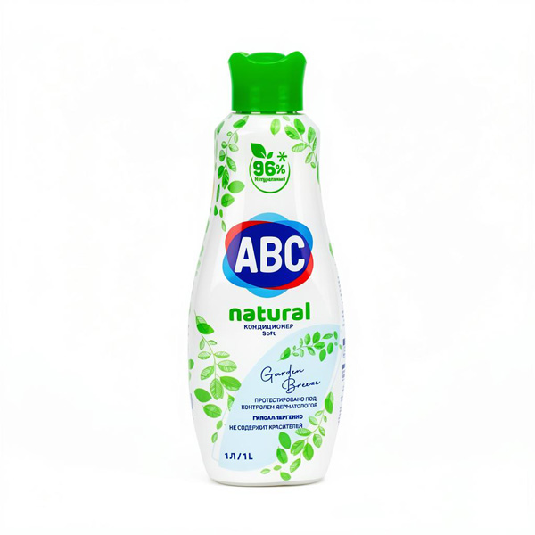 Кондиционер для белья натуральный Садовый бриз 1л. ABC