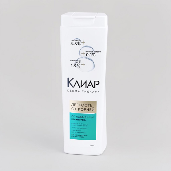 Шампунь жен 380мл. CLEAR ЛЕГКОСТЬ ОТ КОРНЕЙ*12