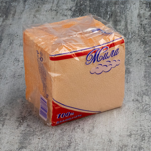 Салфетка цветная "Мила" (1/80)