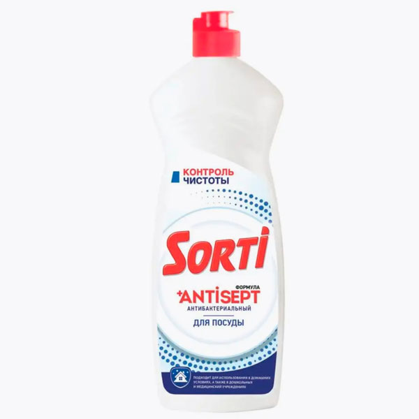 Жидкость для мытья посуды "Sorti Контроль чистоты" 900 г