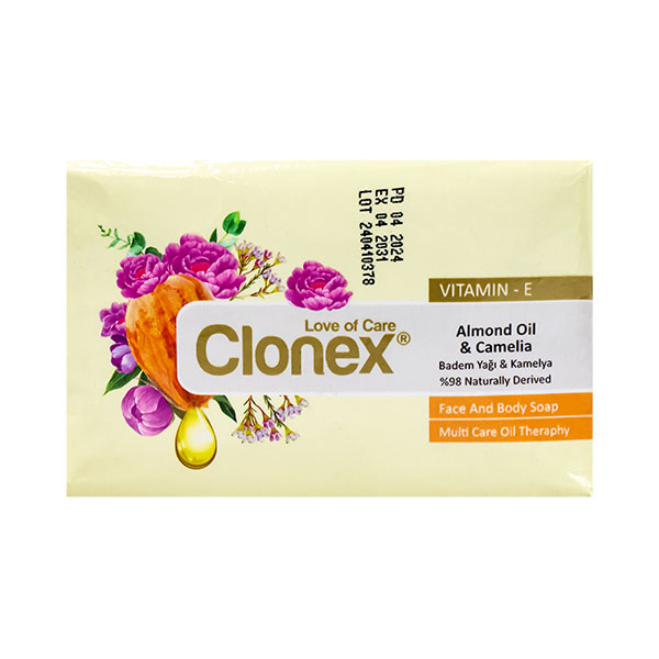 Мыло Clonex 90 гр. Almond (миндаль) бумажная упак