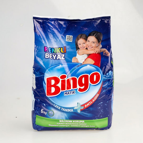 Порошок 6 кг. BINGO CONC ECO WHITE&COLORS *1