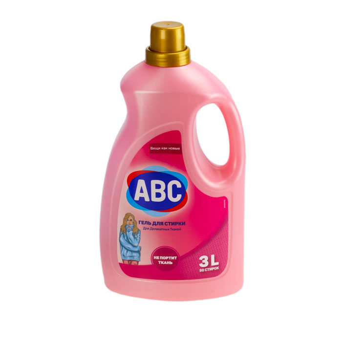 Гель для стирки деликатных тканей 3 л. ABC