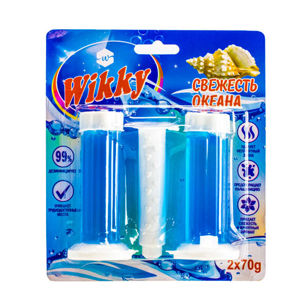 Гелиевый стик для унитаза Wikky 2 шт Свежесть океана