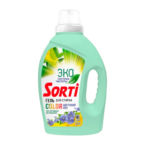 Гель для стирки Sorti Color Цветущий лен 1200 г