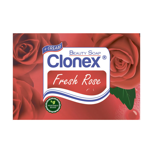 Мыло Clonex 100 гр. Fresh Rose (свежесть розы) флоупак