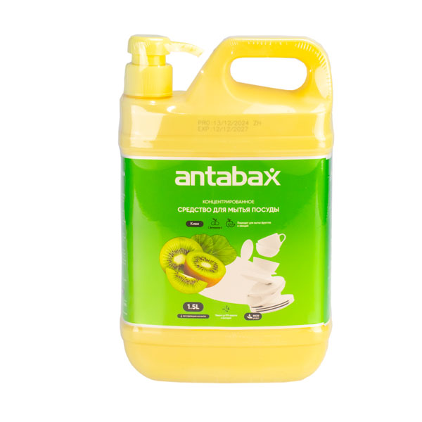 Средство для мытья посуды 1,5л. "Киви" ANTABAX *8шт.