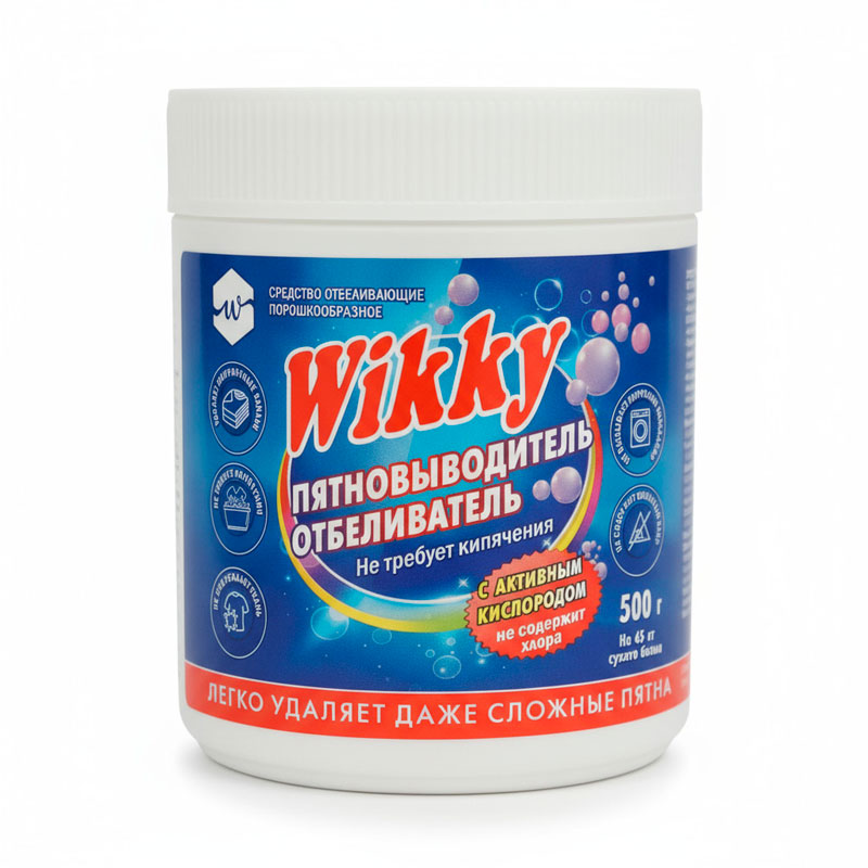 Отбеливатель Wikky кислородный 500 г/24