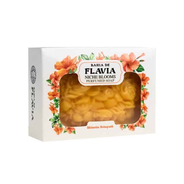 Мыло Flavia резное парфюмированное 125 гр Blossom Bouquet в картоне