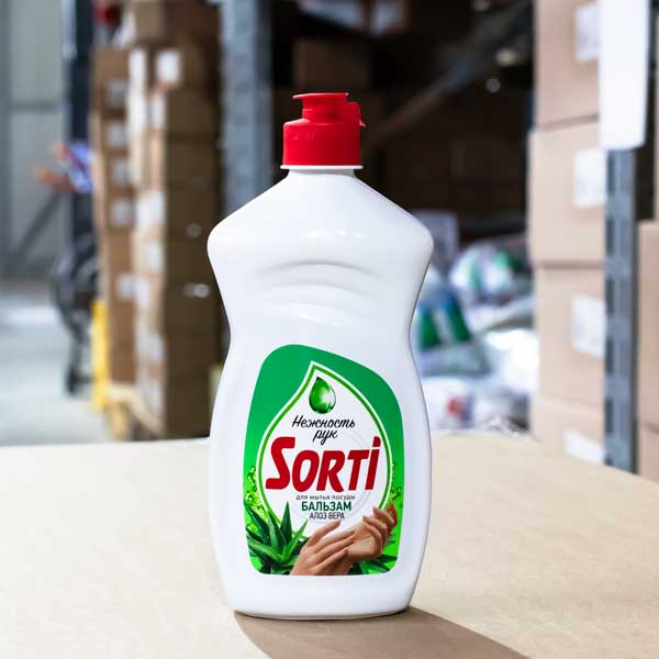 Средство для мытья посуды Sorti Бальзам с алоэ вера 450 г
