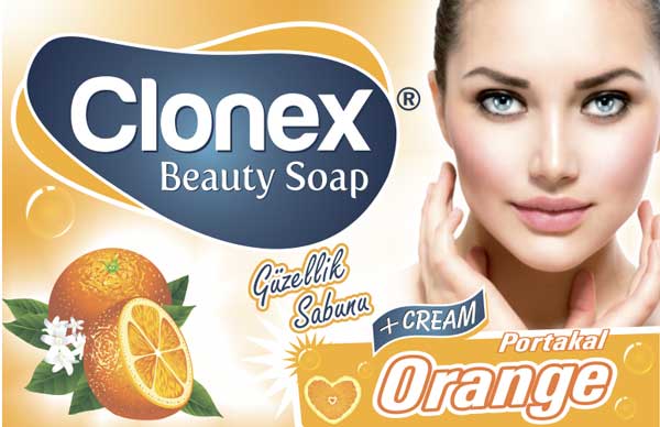 Мыло Clonex 60 гр. Orange (апельсин) бумажная упак.