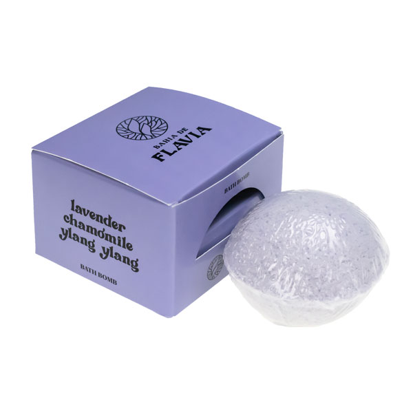 Бомбочки для ванны BAHIA DE FLAVIA   BATH BOMB 160 GR RELAXING NIGHT ROUTINE
