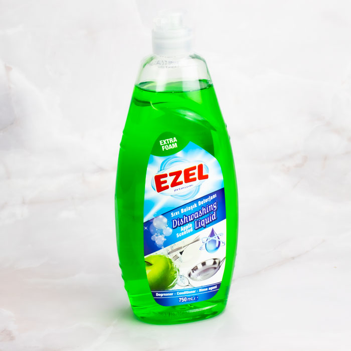 Жидкость для мытья посуды яблоко 500мл. Ezel Premium
