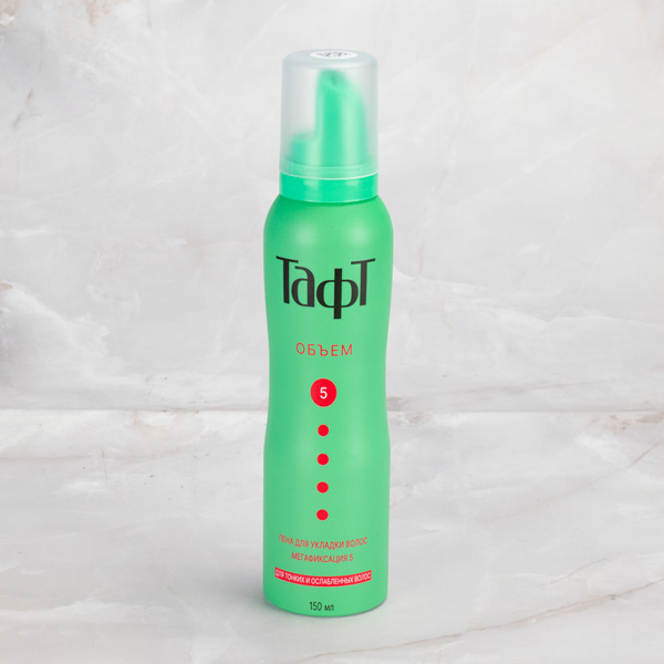Пена для укладки 150мл. ТАФТ ВОЗДУШН ОБЪЕМ МЕГАФИКСАЦИЯ *10