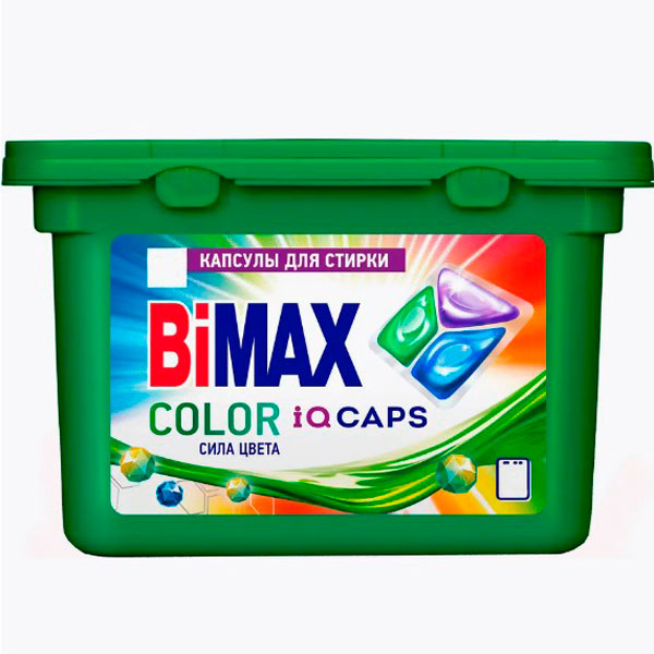 Капсулы для стирки BiMax Color  (13г*12шт) НК