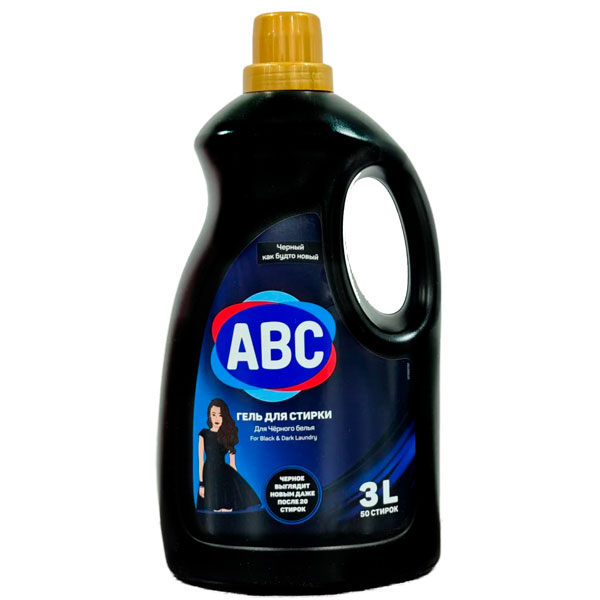 ABC Гель для стирки черного белья (BLACK) 3 Л/6