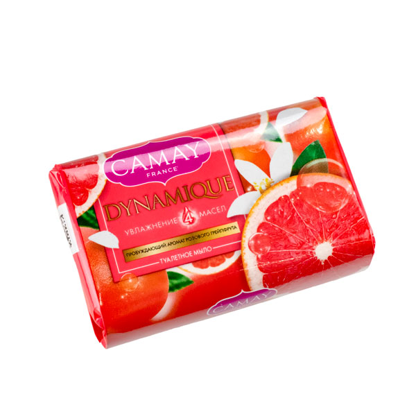 Мыло туалетное 85гр. CAMAY ДИНАМИК АРОМАТ ГРЕЙПФРУТА *48