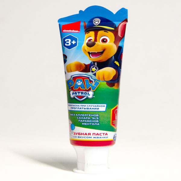 Гелевая зубная паста для детей "MULTIFAB" PAW PATROL Гончик 65 г.