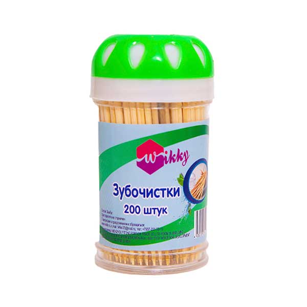 Зубочистки Wikky 200 шт.