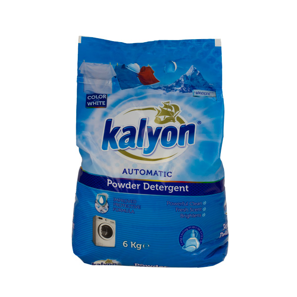 Стиральный порошок автомат для цветного и белого, 6 кг. KALYON синий